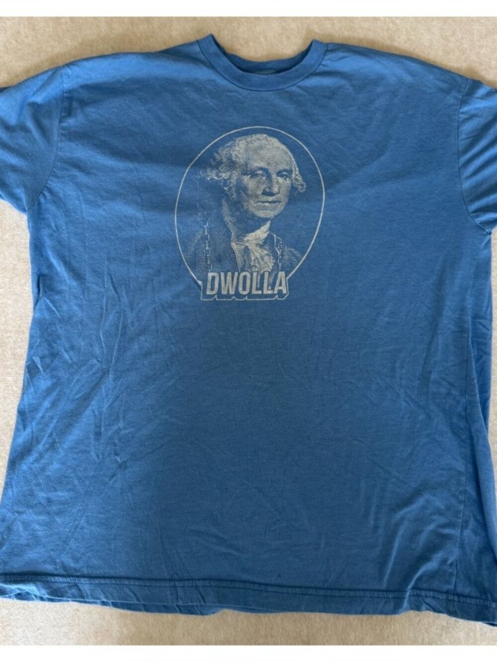 Dwolla Washington T Shirt Mens XL Blue Graphic Tee 50 50 Apparel 1038